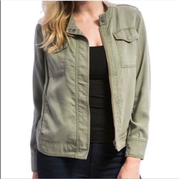 Liverpool Harper Olive Green Stretch Utility Jacket - Size Medium - Picture 7 of 15